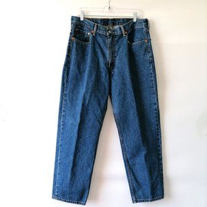 Levi's 550 Strauss & Co. Mens Blue Mid Rise Denim Straight Jeans Size 36X30